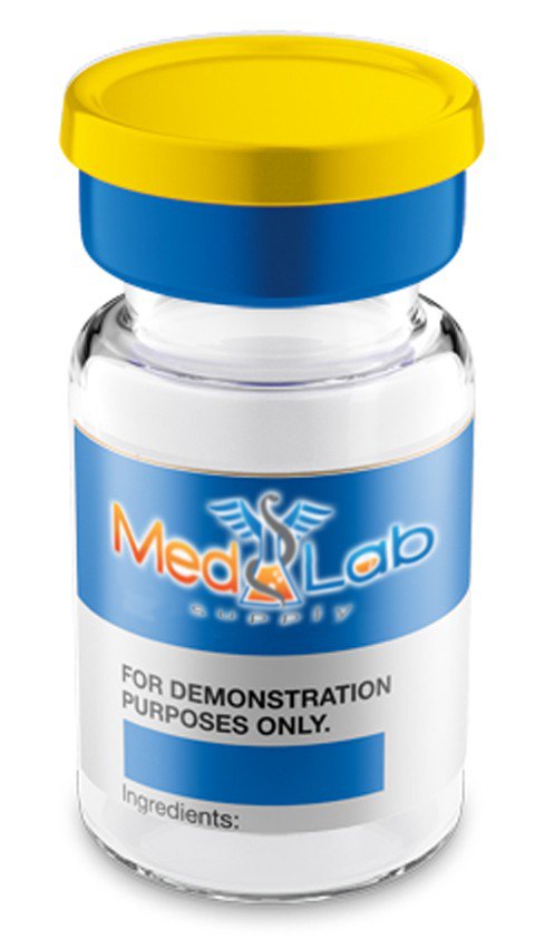 Sample of final vial product with Flip top seal