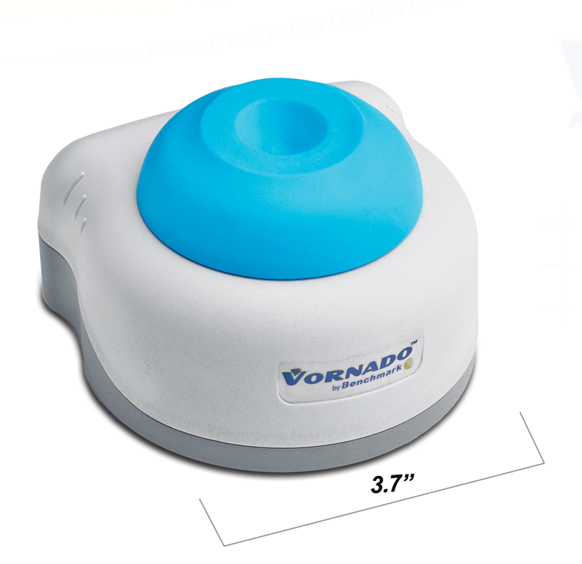 Vornado™ miniature vortexer mixer, Grey-100 to 240V (EU- 2 prong Plug)