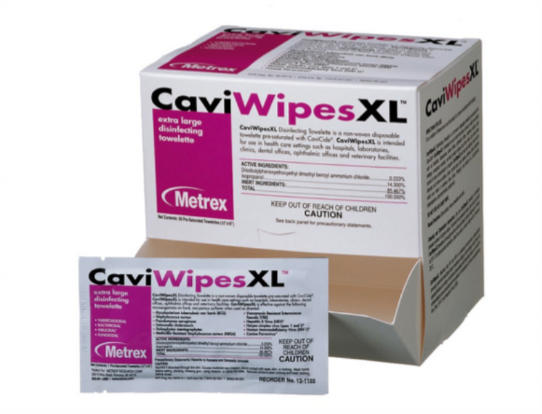 Cavicide CaviWipes XL Individual Wipes; 50/Bx