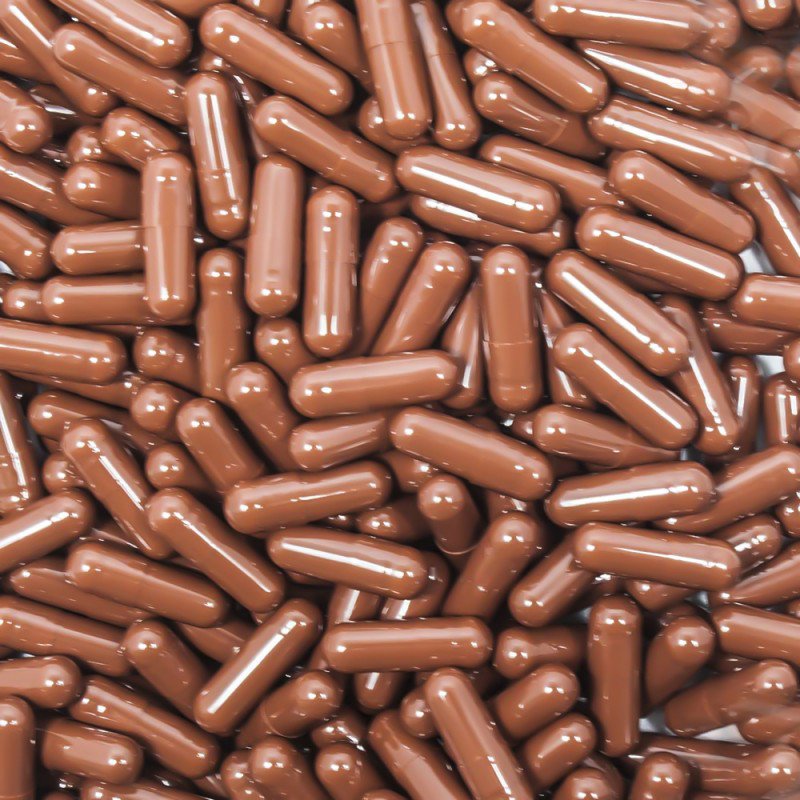 Coffee Flavored Gelatin Capsules, Size 00 (Qty. 500)