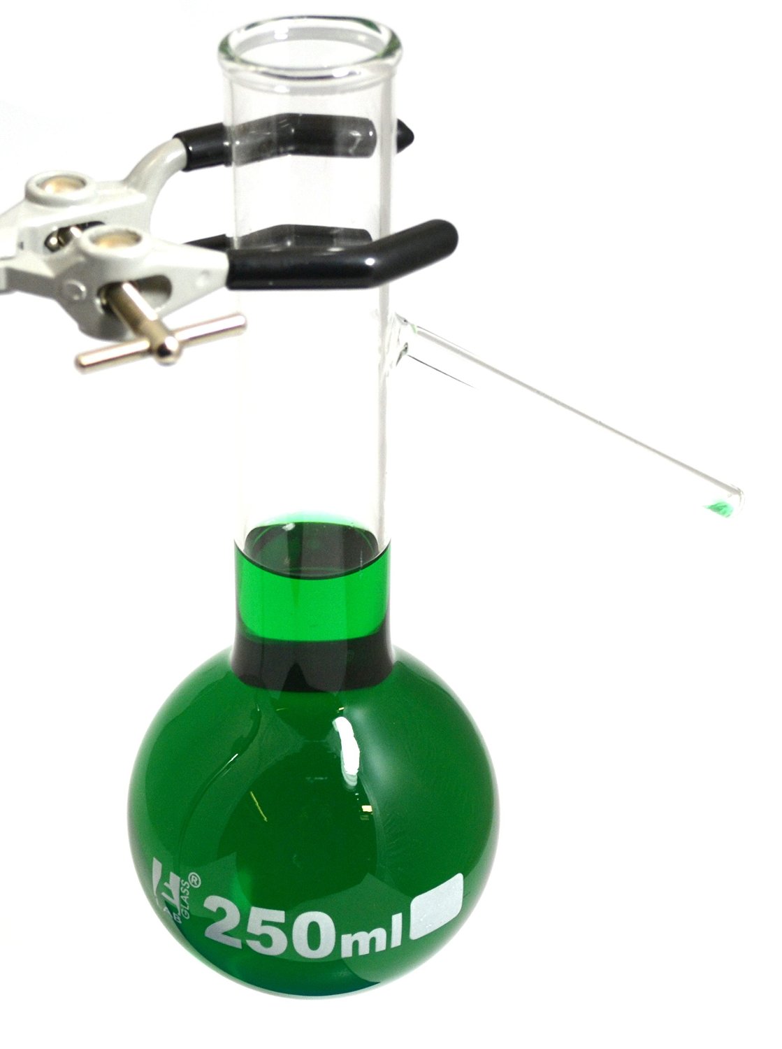 2000ml, Distilling Flask, Round, Bottom, Borosilicate Glass (Qty. 1)