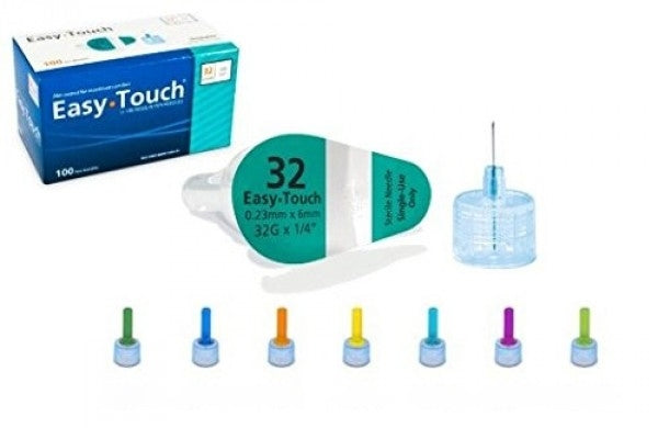 Easy Touch 32g x 3/16 Diabetic Pen Needles (Qty. 100)