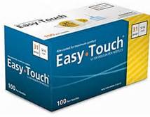 Easy Touch Pen Needles, 31g x 3/16, 831361, Box 100