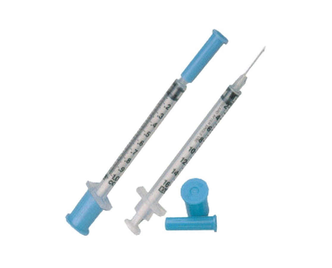 Exel Syringe with Needle, 1mL 23g x 1", 100/BX, 26067