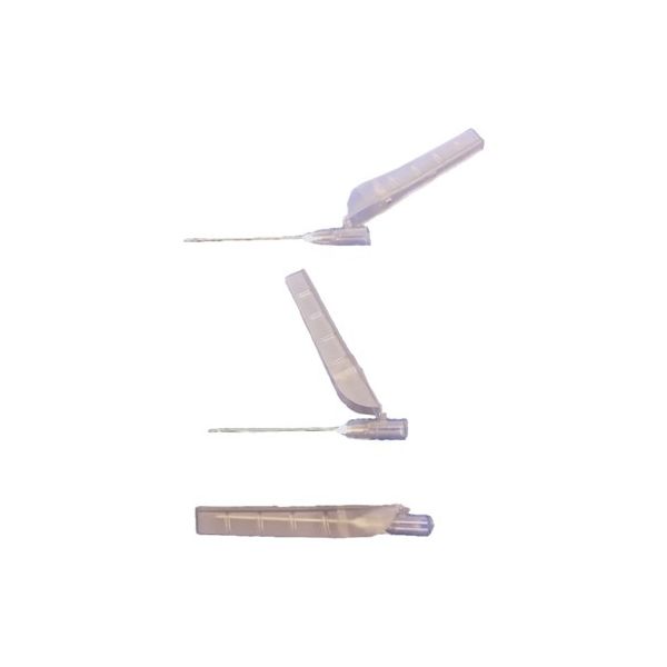 Exel Sterile Safety Hypodermic Needles, 23G x 1, 100/BX, 27408