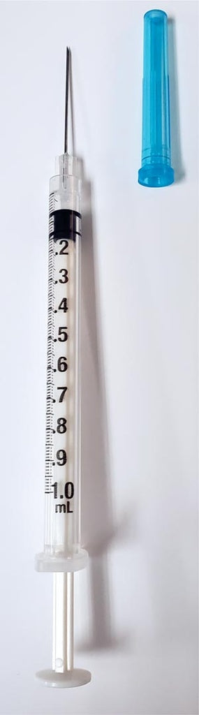 Exel Syringe with Needle, 1mL 23g x 1", 100/BX, 26067