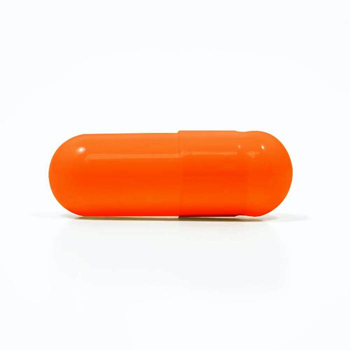 Empty Vegan Capsules Size 0-Orange (500 Qty) in Eco-friendly Kit
