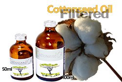 Filtered Cottonseed NF Oil, 50ml