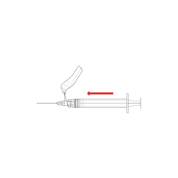 EasyTouch FlipLock Safety Syringes, 3cc x 25gx 1, Box of 100, 822561