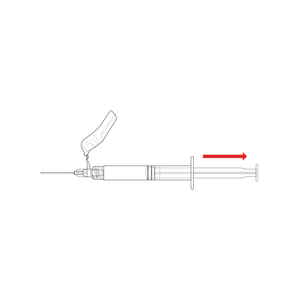 EasyTouch FlipLock Safety Syringes, 3cc x 25gx 1, Box of 100, 822561