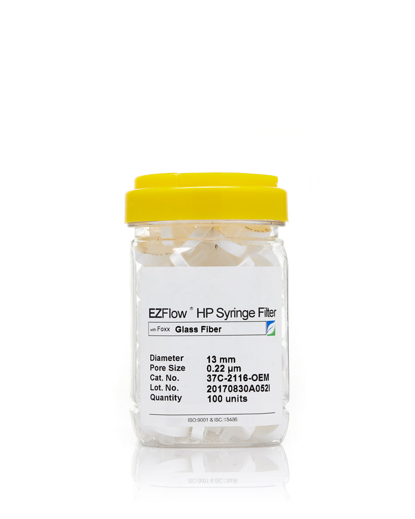EZFlow® 13mm Syringe Filter, .2μm Glass Fiber