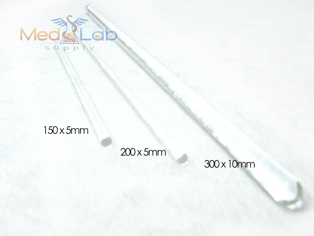 Glass Stirring Rod 200x5mm (Qty. 48)