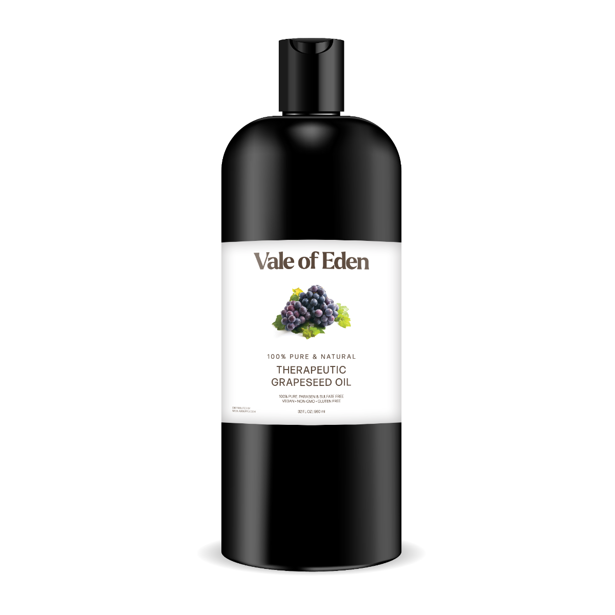 100% Grapeseed Oil, Therapeutic Grade, Non-GMO, 32 fl. oz.