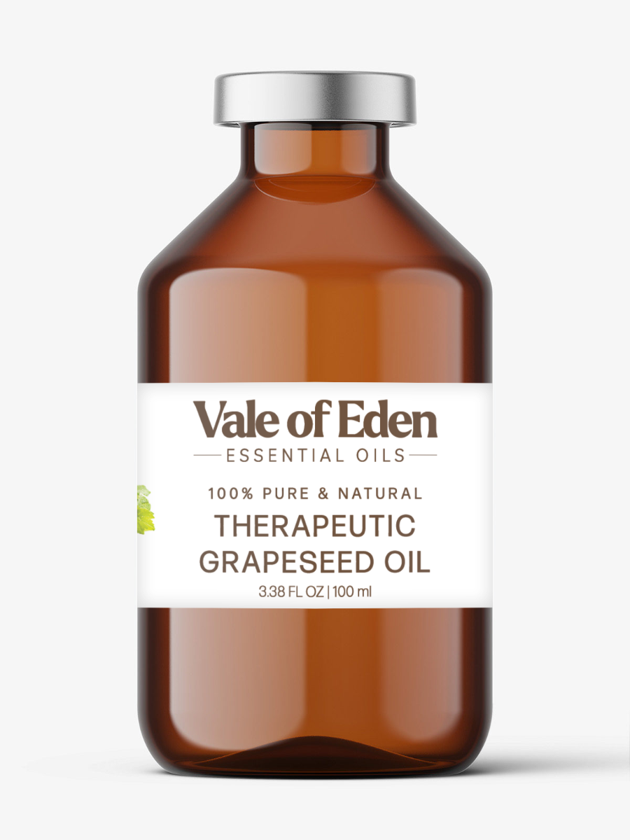 Grapeseed Oil, Therapeutic Grade, Pure Carrier Oil, Non-GMO, 100 ML