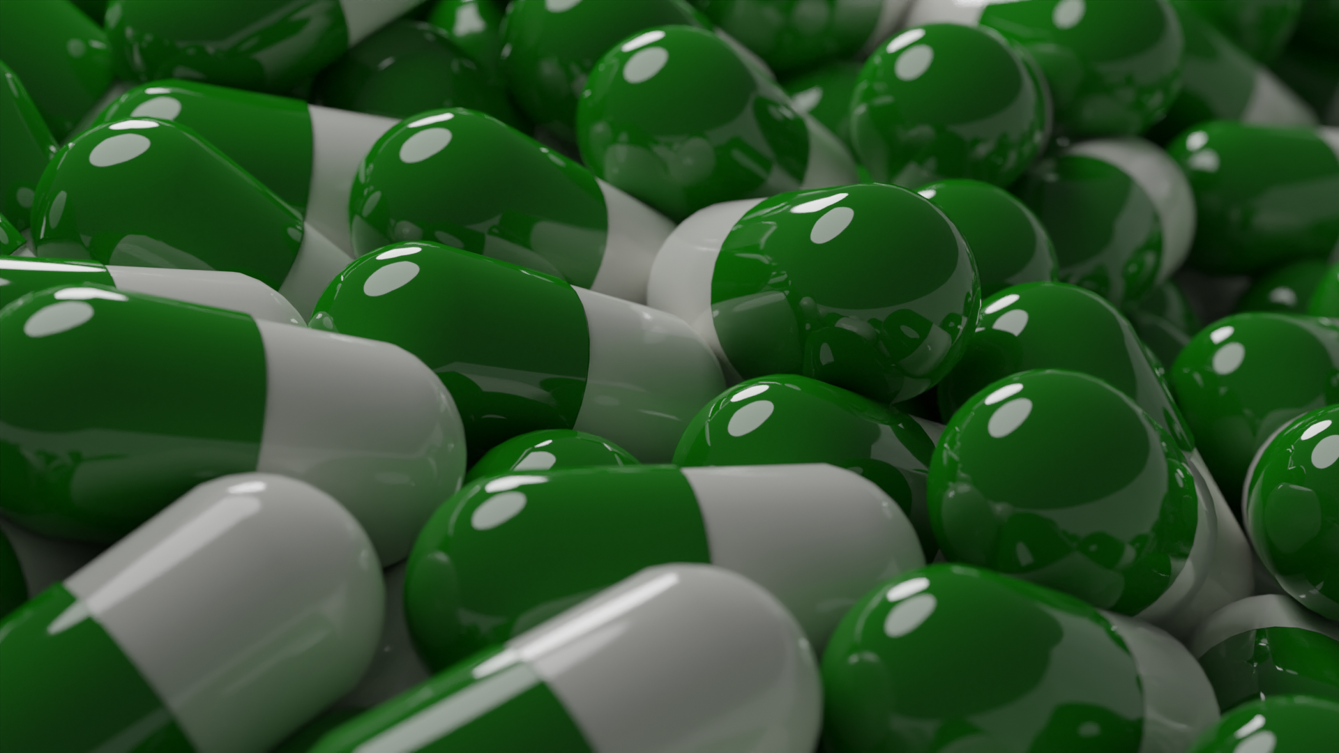 Green/White Gelatin Capsules Size 0, Qty. 500