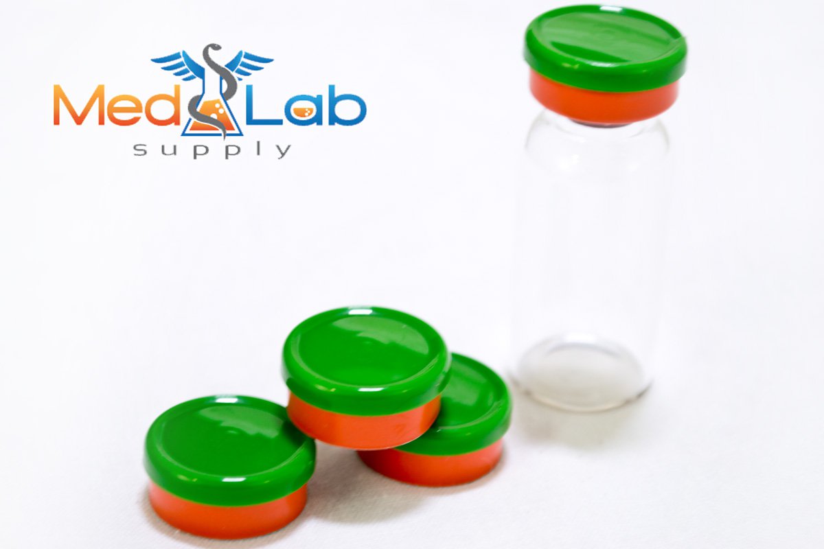 20mm Dual Tone Flip Top Seal (Hunter Green/Orange) Qty.1000