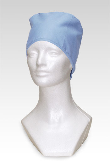 Unisex Tie Back Scrub Hat - Blue