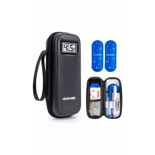 Insulin Cooler Travel Case with Temperature Display