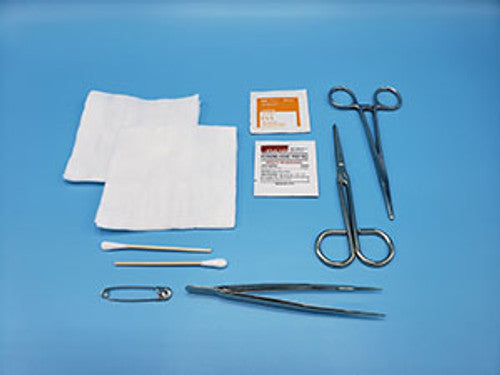 General Purpose Sterile Instrument Tray, with Straight Kelly Hemostat, 755