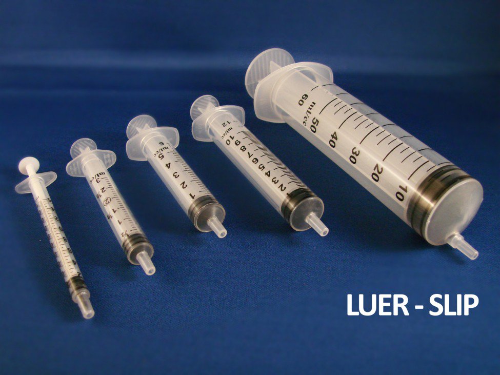 Exel 60ML Eccentric Luer Slip Syringe Only, Qty. 25