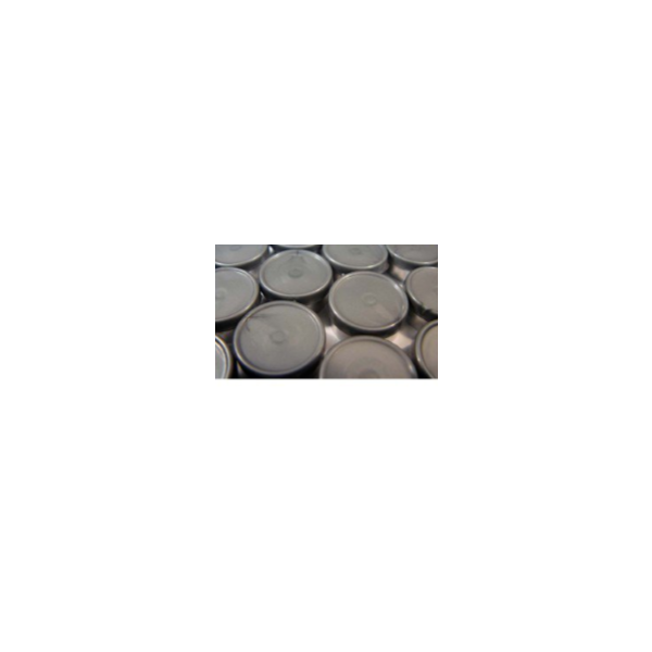 20mm Flip Top Aluminum Seal - Metallic Gray (Qty. 25)