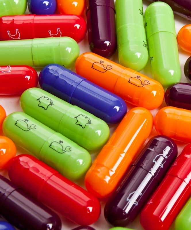 FunCaps Flavored Gelatin Capsules, Size 0, Qty. 500