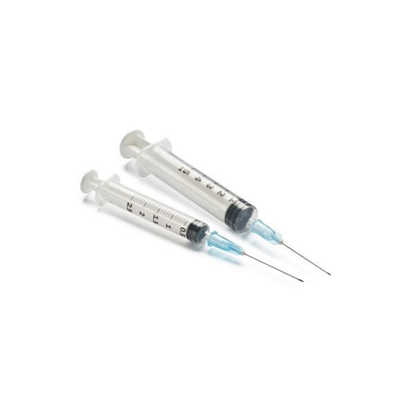 Nipro Luer Lock Syringe & Needle, 3cc x 25g x 1.5", BX 100