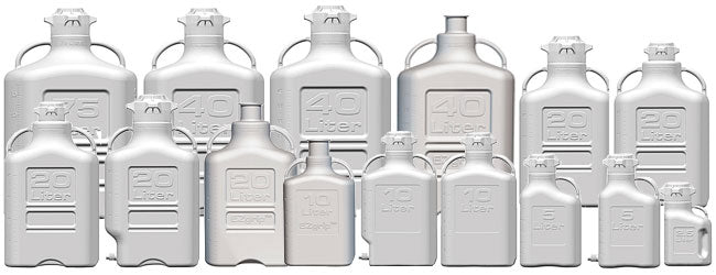 Carboy, 40L, HDPE, 120mm cap with Spigot