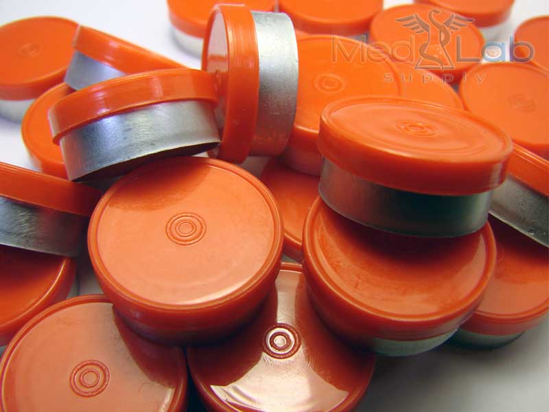 20mm Flip Top Aluminum Seal - Red (Qty. 1000)