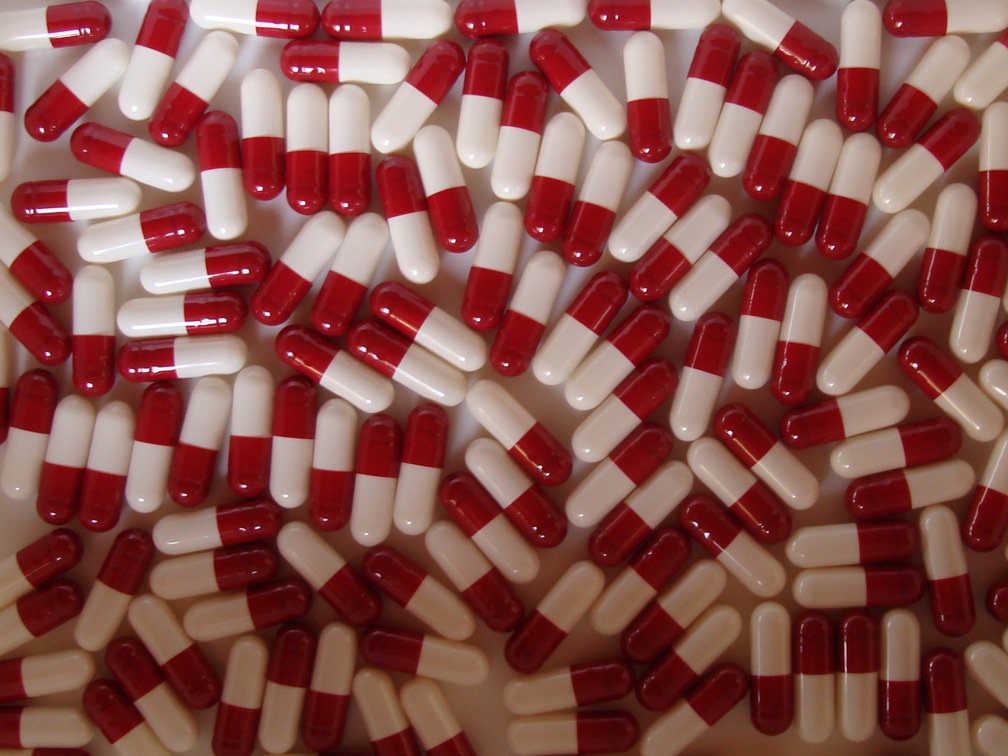 Red/White Empty Gelatin Capsules, Size 000, Qty. 500