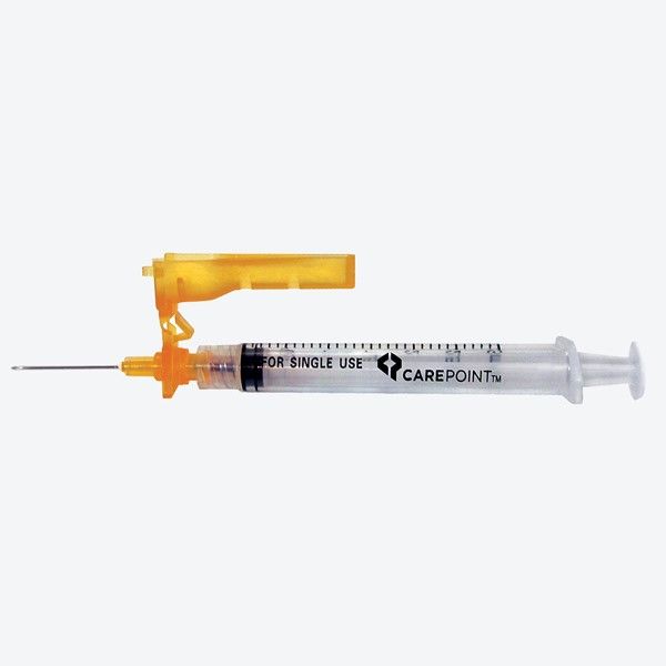 Carepoint Safety 1ml x 25g x 1 inch needle, 35-8203