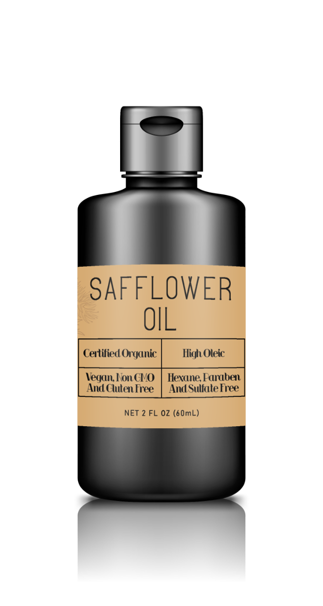 Pure USDA Certified Organic, High Oleic, Safflower Oil, 2 fl oz