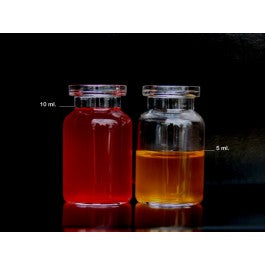 MLS 10ml Short Tubular Clear Glass Serum Vials (Qty. 300)