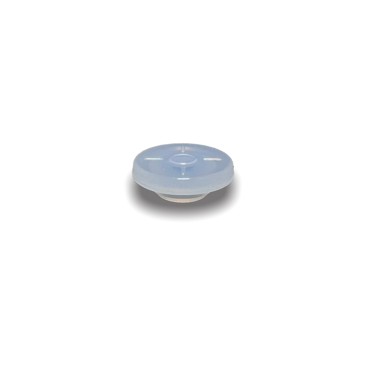 Silicone Vial Stopper, Clear, 20mm, Qty. 1000