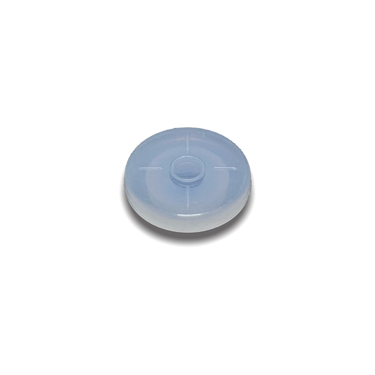 Silicone Vial Stopper, Clear, 20mm, Qty. 1000