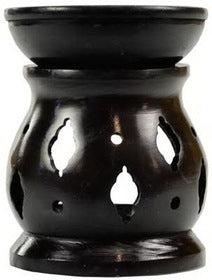 Soapstone Oil Aroma Diffuser, Black, Vale of Eden