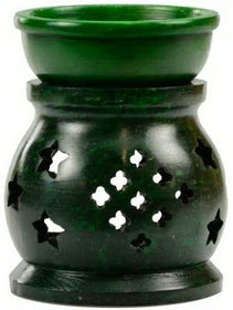 Soapstone Oil Aroma Diffuser, Green, Vale of Eden