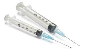 Nipro Luer Lock Syringe & Needle, 5cc x 20g x 1", BX 100