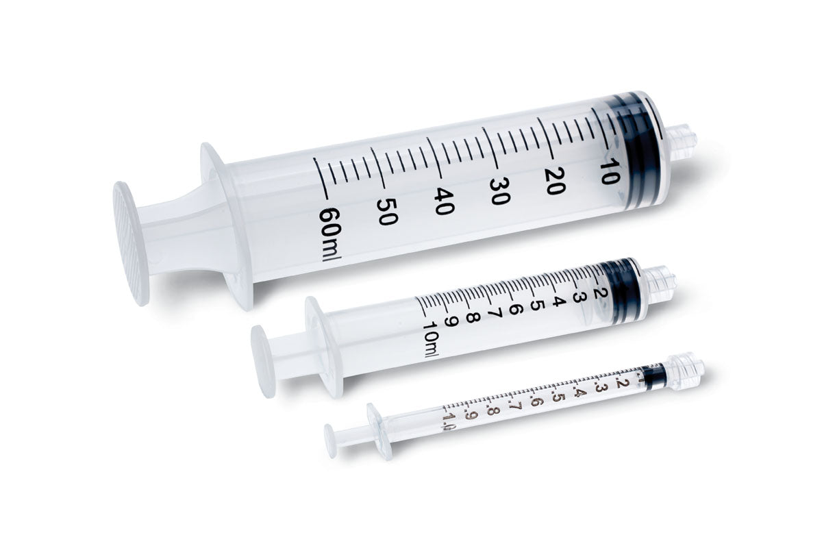 Exel 60ML / cc Luer Lock Syringe Only, BX/25
