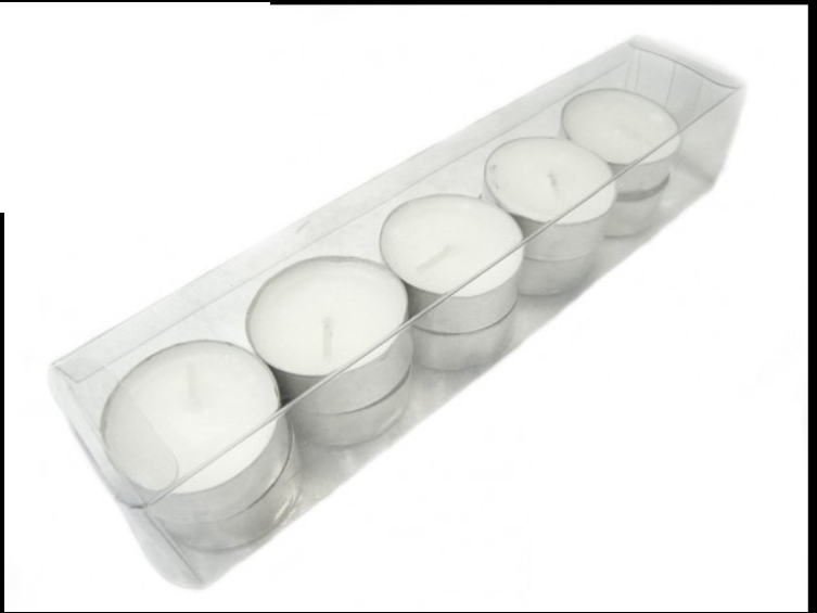 Tealight Candles, Unscented, 10 Pack