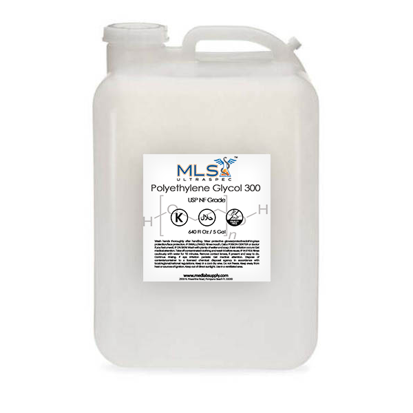 Polyethylene Glycol 300 NF, FCC, & Non-GMO