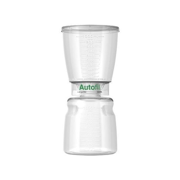 1000ml Autofil Full Assembly PES Filters, 0.1μm, 0.22μm or .45μm, Sterile