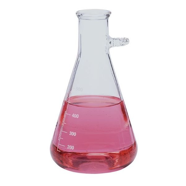 Med Lab Supply, Borosilicate Glass, Vacuum Filtering Flask, 500ML