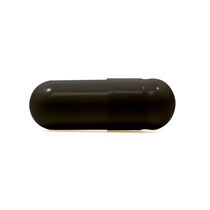 Black Empty Gelatin Capsules, Size 00