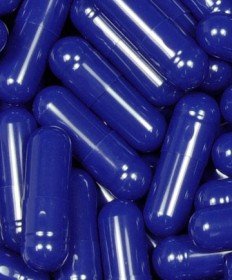 Blue Capsules, Size 00