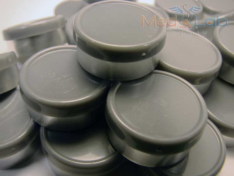 20mm Flip Top Aluminum Seal - Charcoal