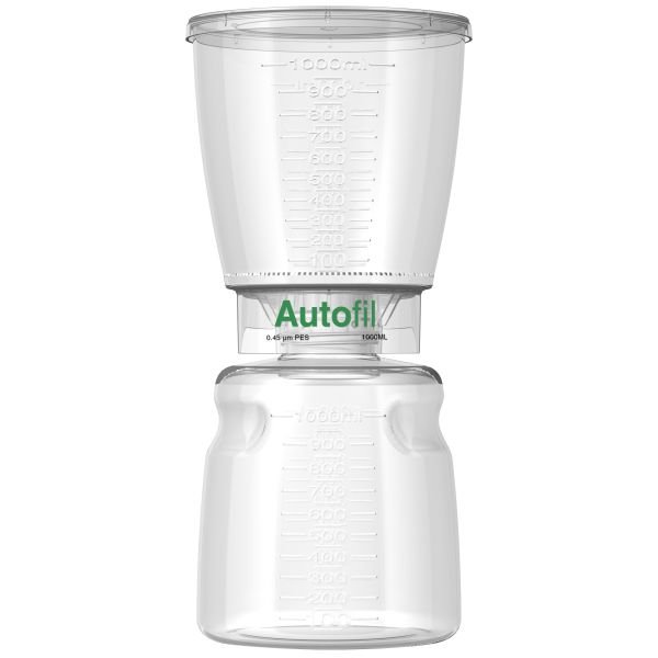 1000ml Autofil Full Assembly Filter System - 0.45 Pore Size-Sterile
