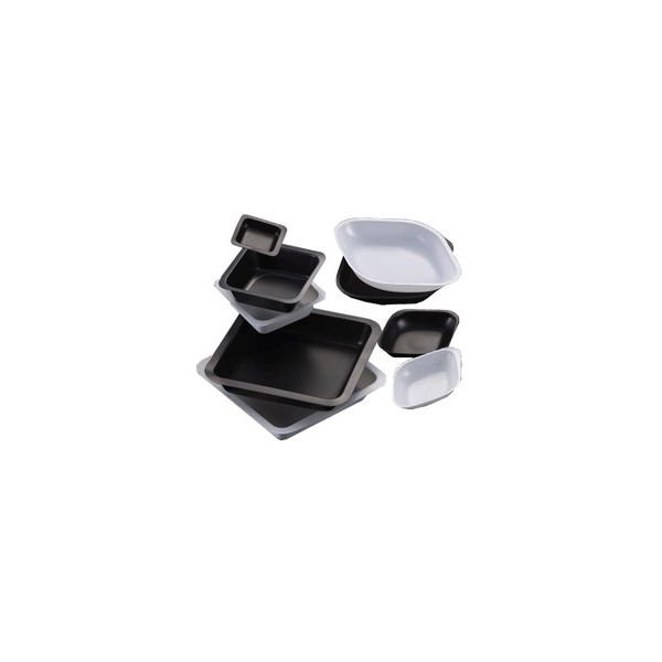 Black Weigh Boat in 20ML, 100ML, and 250ML.