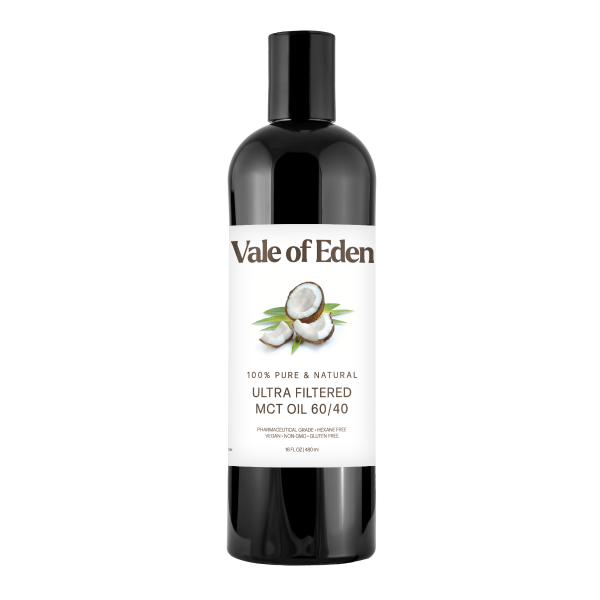 Ultra Filtered MCT Oil 60/40 (Medium Chain Triglyceride), Pharmaceutical Grade, Hexane Free