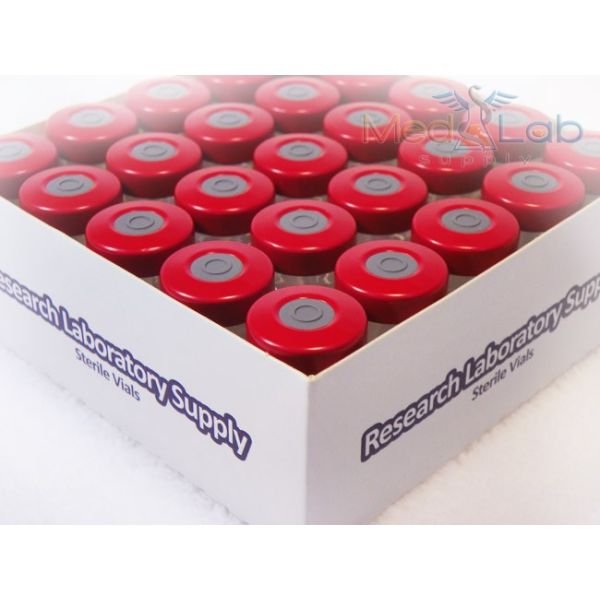 5ml Clear Sealed Sterile Depyrogenated Glass Vials (Red)